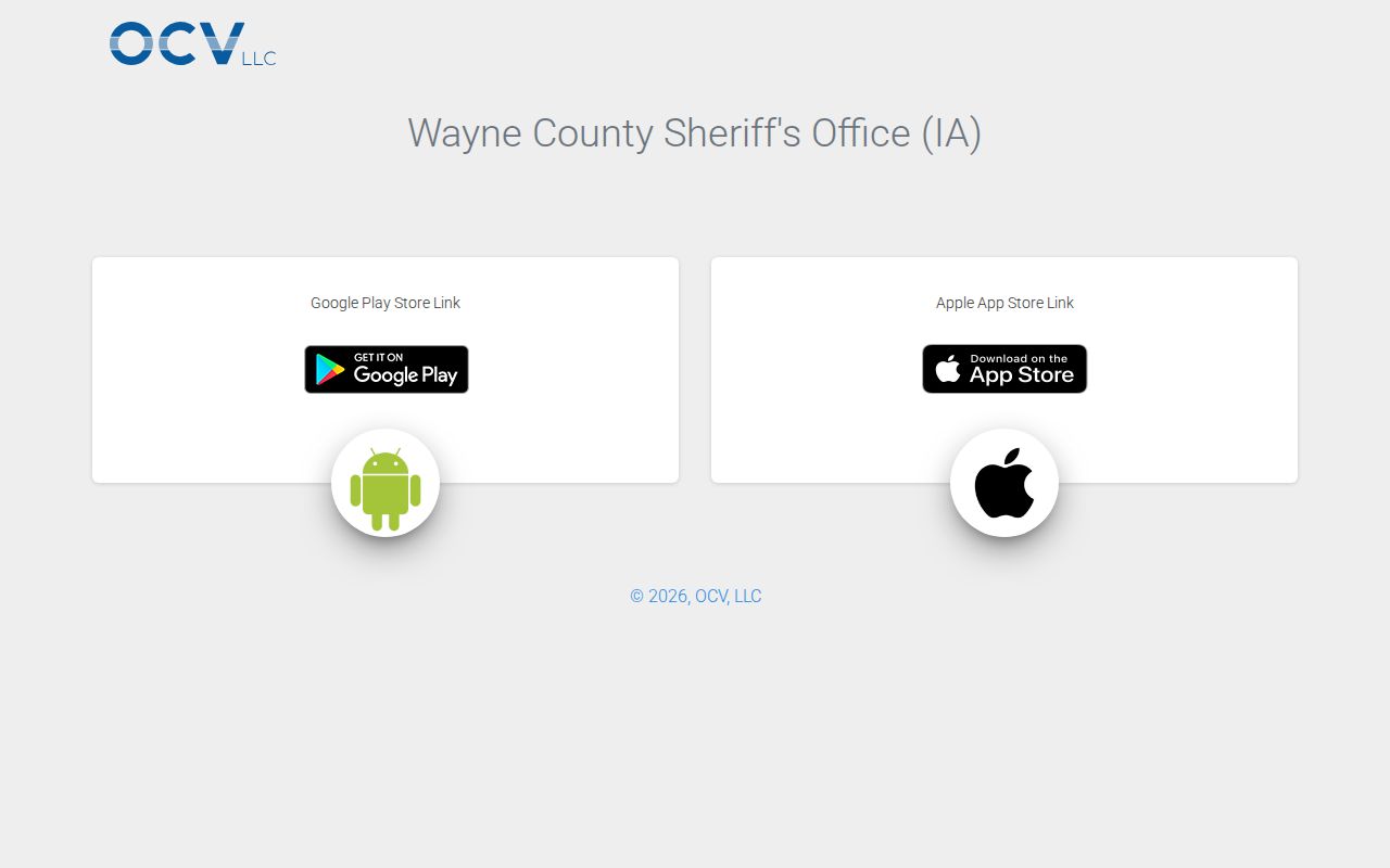 Wayne County Sheriff official arrest information app